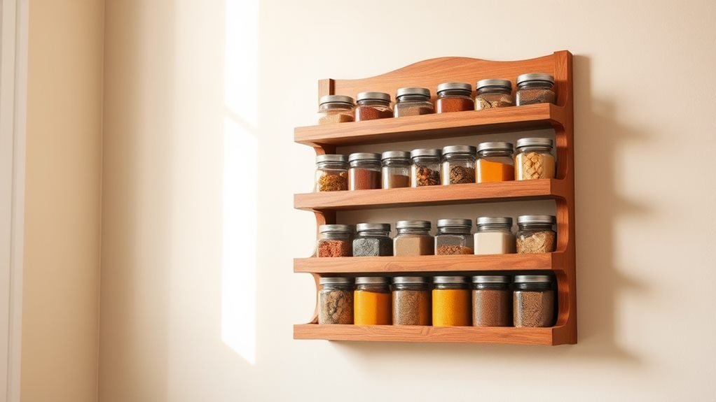 hang a spice rack