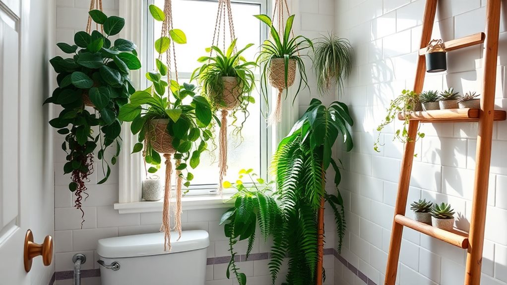 hanging plant paradise design