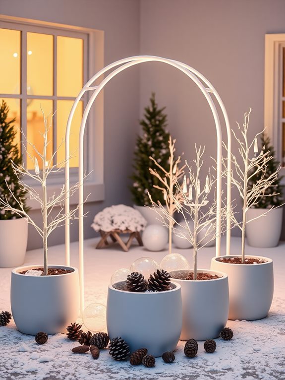 minimalist outdoor party decorations