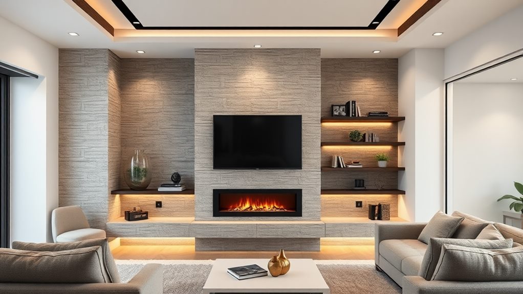 modern tv wall ideas