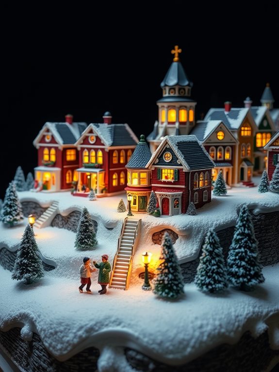 nostalgic christmas villages return