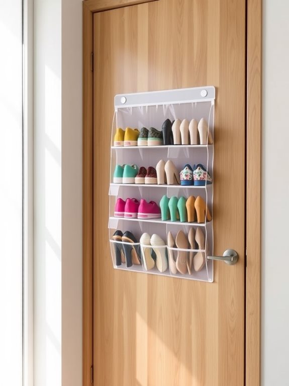 shoe storage for doors