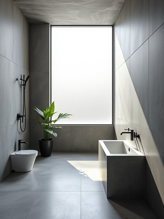 brightness and concrete textures