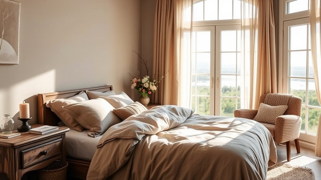 choice of comfortable furniture