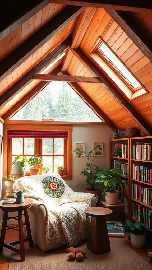 cozy reading corner space