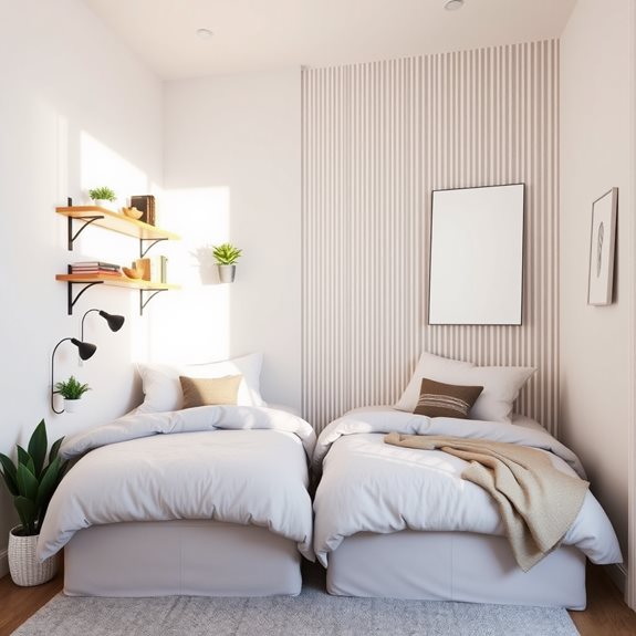 creating illusions with wallpaper