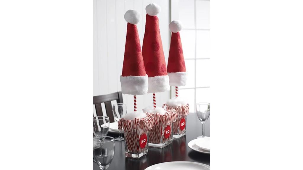 diy christmas topiary hats