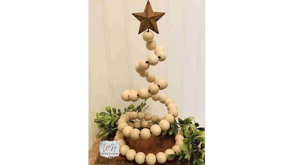 easy beaded christmas tree