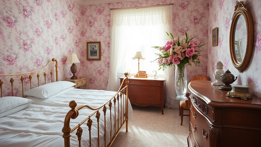 flowered wallpaper design