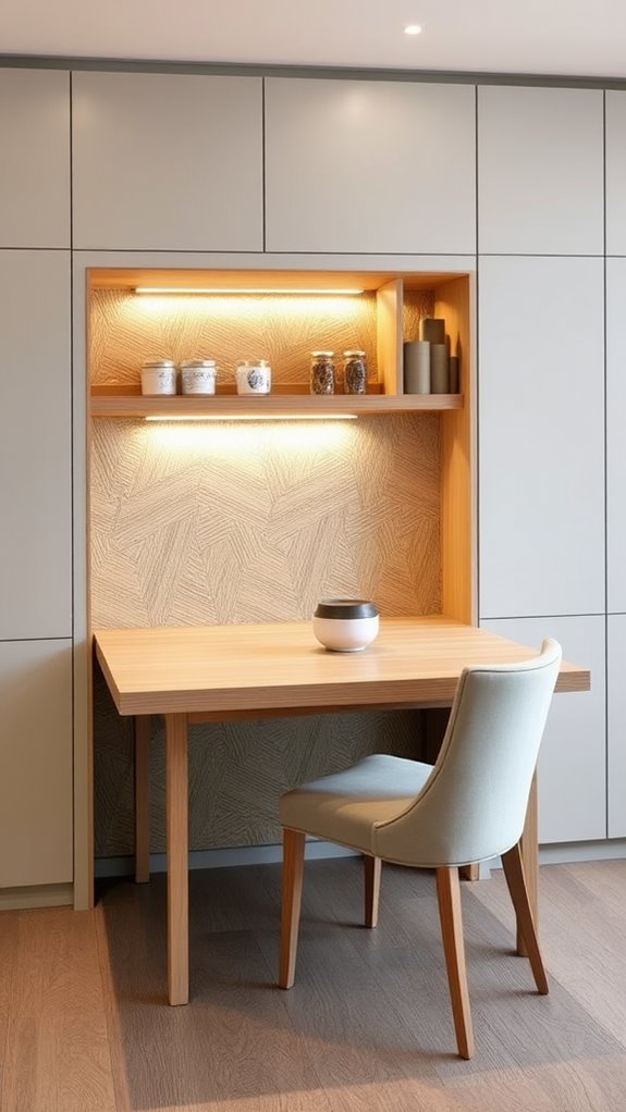 folding dining table