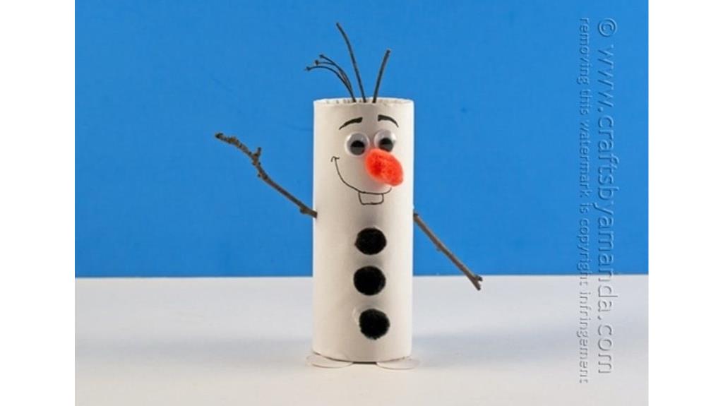 frozen olaf craft tube