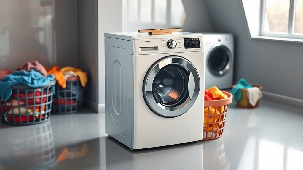 keep washing machine balanced