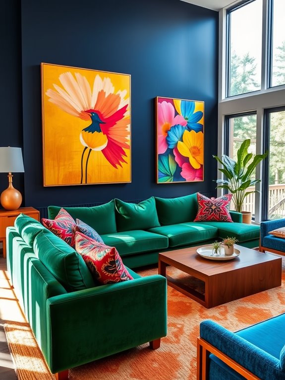 layered color with accents