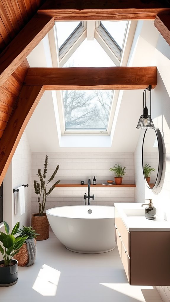 loft bathroom design concept