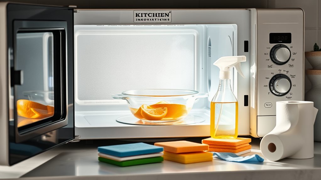 microwave cleaning tips methods