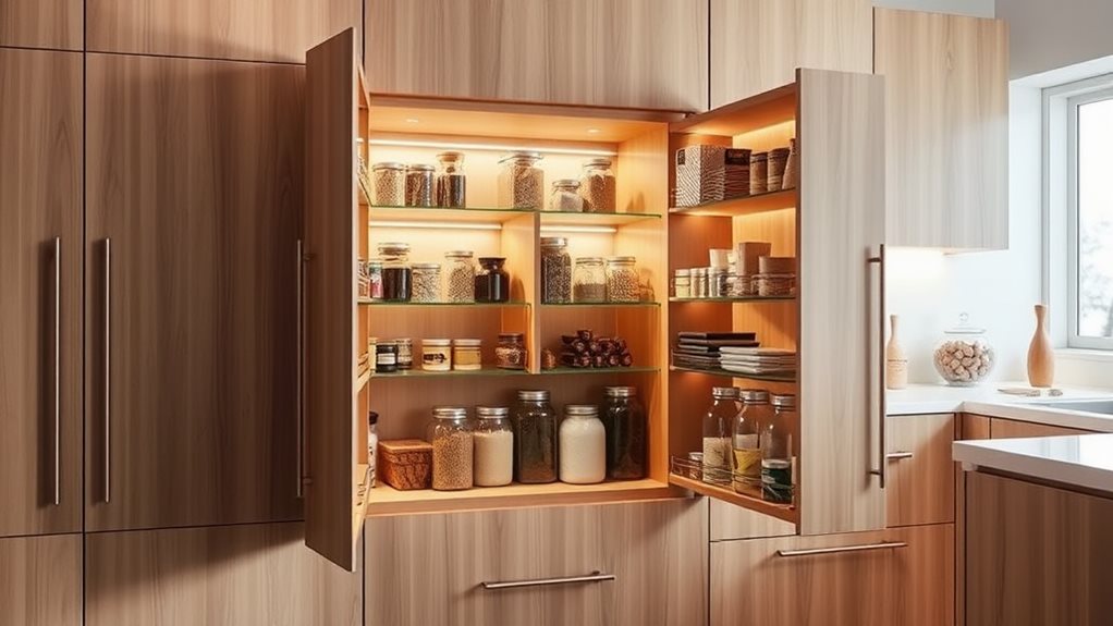 retractable pantry storage solution