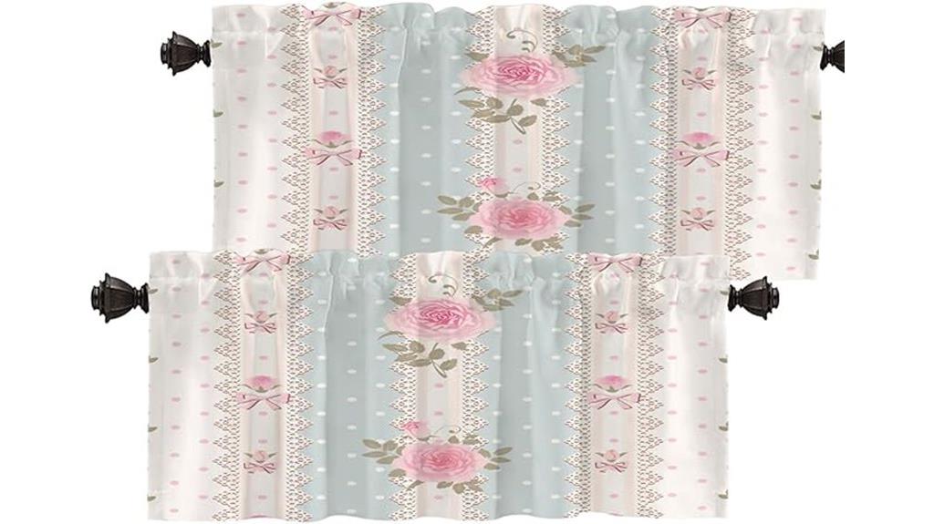 shabby chic pink valences