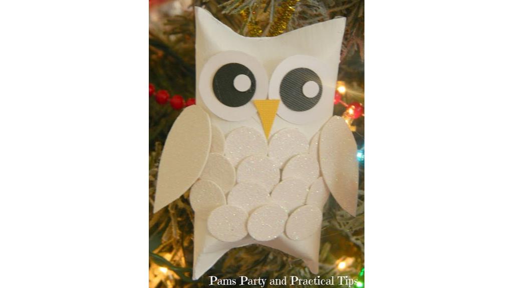 snowy owl ornaments decoration