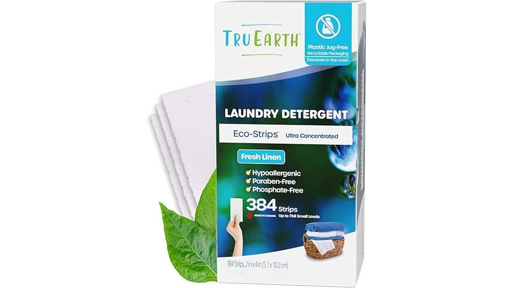 tru earth laundry detergent strips