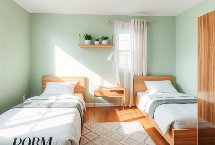 twin bedroom space solutions