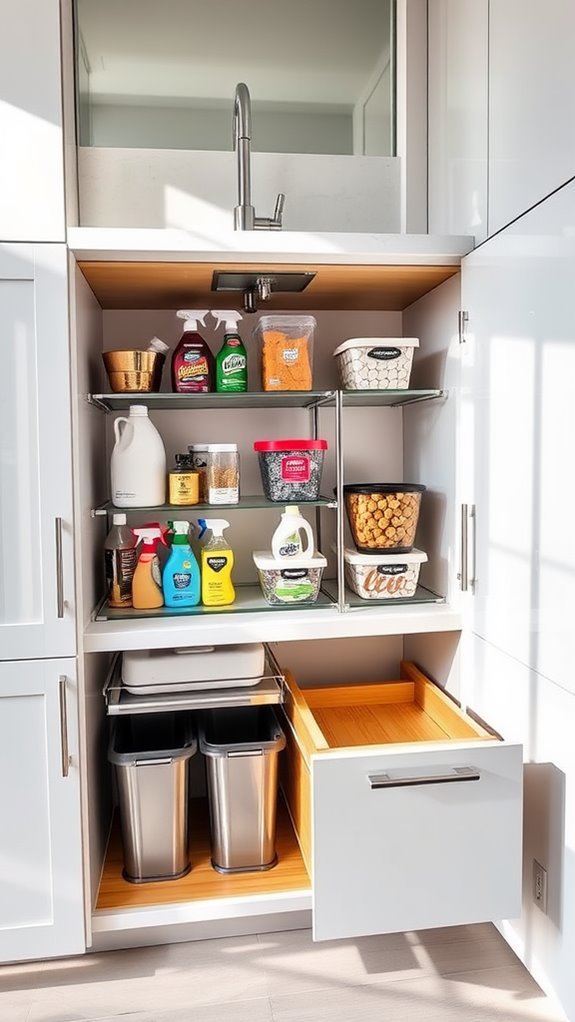under sink storage solutions