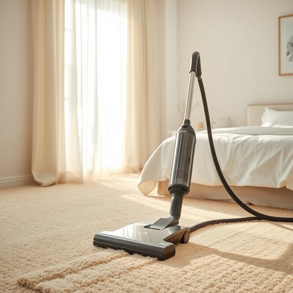 vacuum or sweep floors