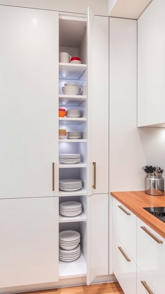 vertical storage cabinets