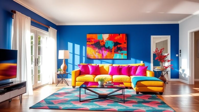 10 Meilleures Façons d'Utiliser des Couleurs Vives dans le Design Intérieur