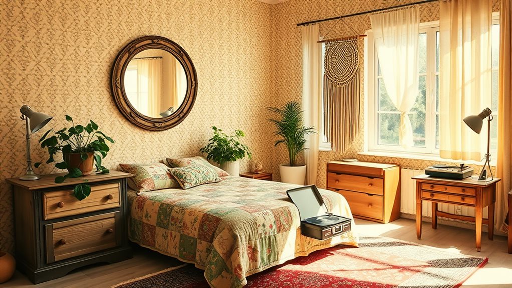 vintage 70s bedroom ideas