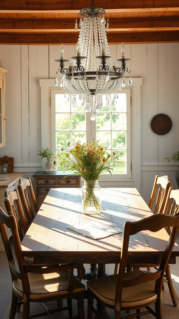 vintage chandelier collection showcase