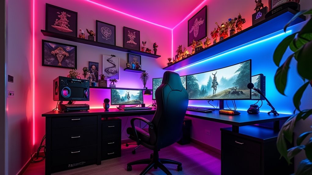 wall of personal achievements