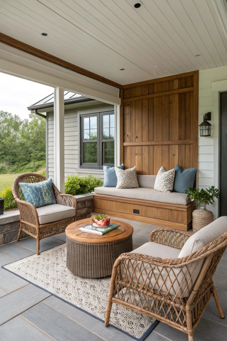 15 Idées de Porches Avant Chaleureux et Accueillants