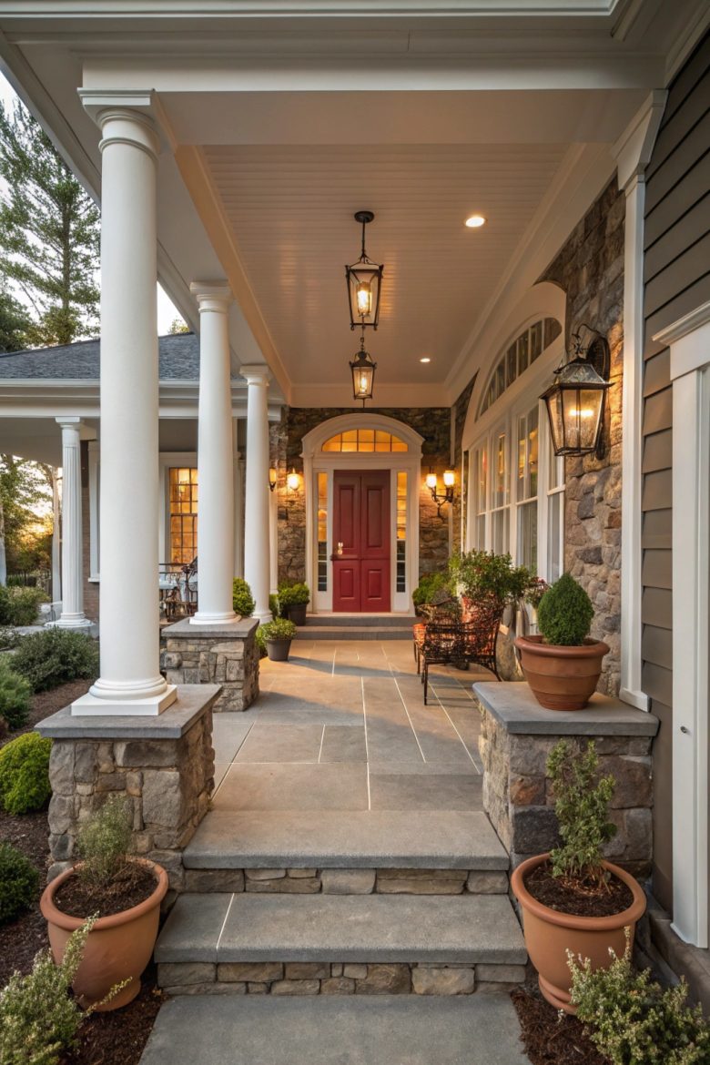 15 Idées de Porches Avant Chaleureux et Accueillants