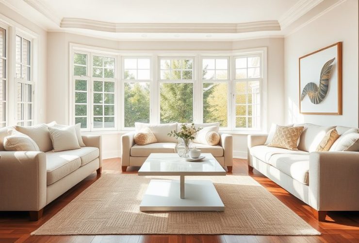 best beige and white living rooms
