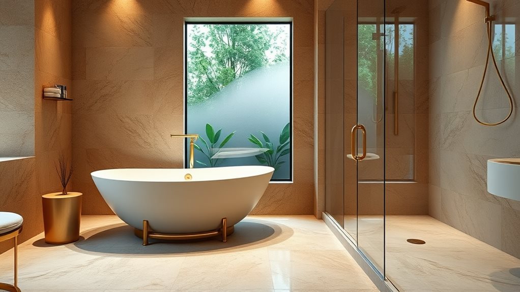 best travertine bathroom ideas