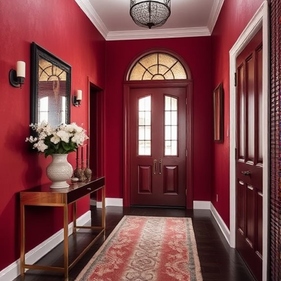 burgundy entrance renovation project