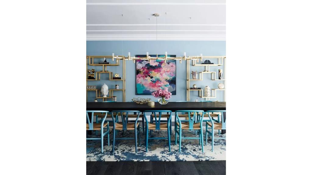 contemporary formal dining room