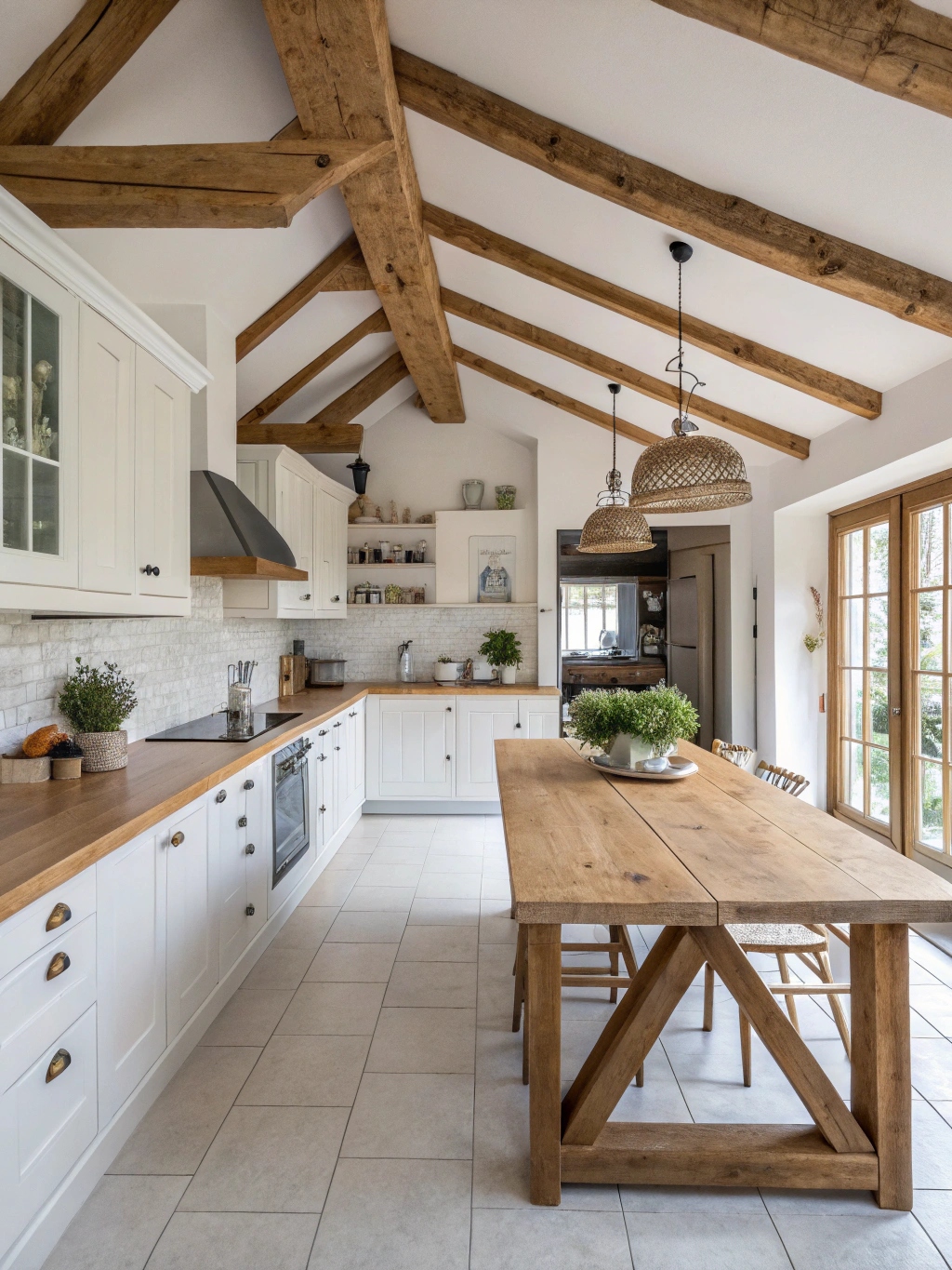 15 Cuisines captivantes en blanc et en bois