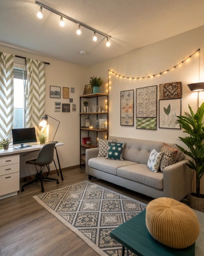 Appartement étudiant avec déco thématique