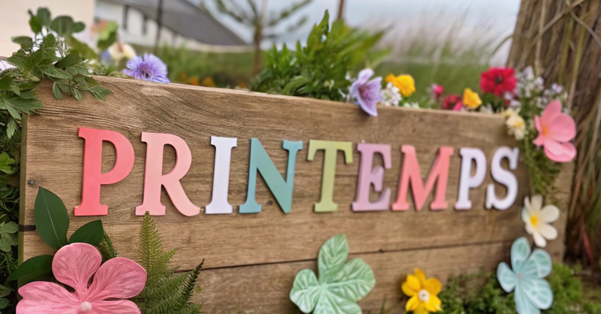 decoration diy printemps
