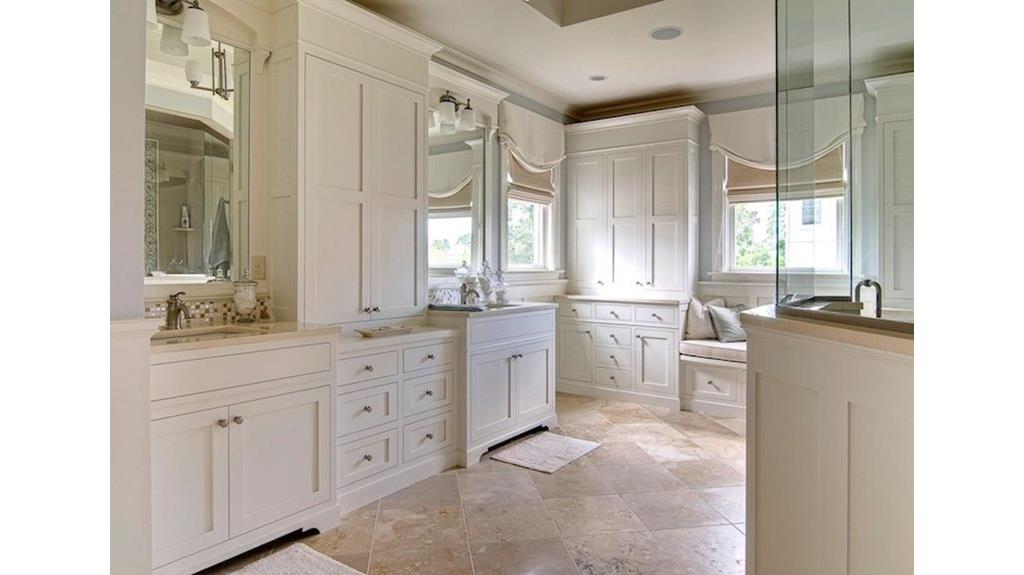 diagonal travertine tile layout