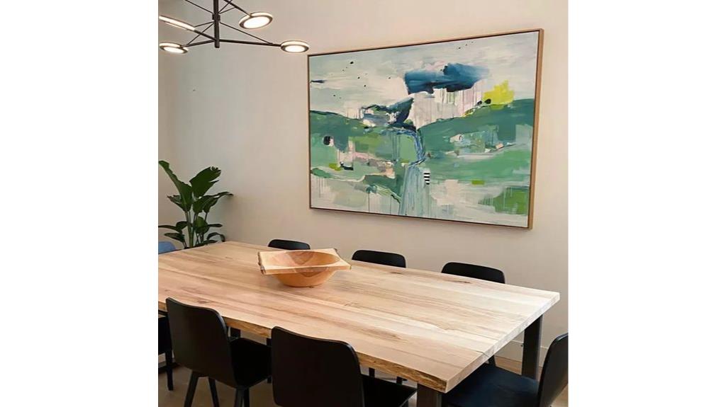 dining room mural artwork