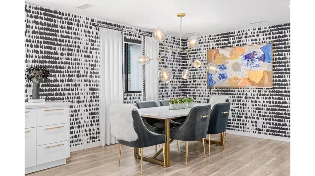 dining room wallpaper