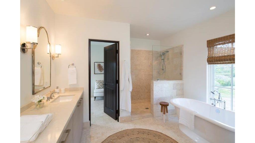 earth toned bathroom design