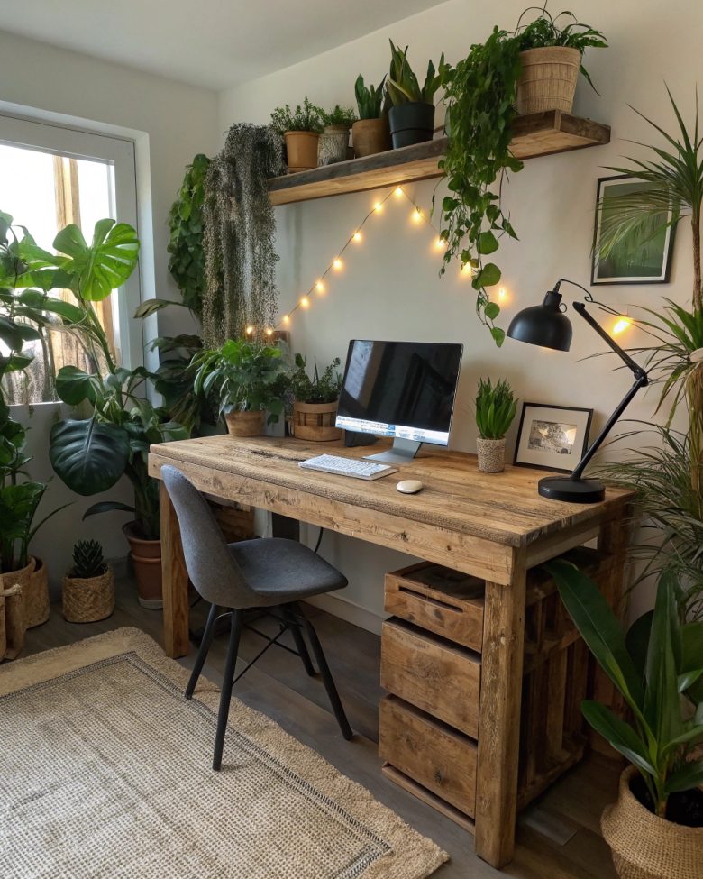 15 idées de décor de bureau à domicile : Tendances 2025