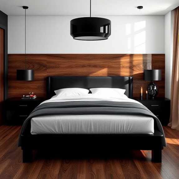 elegant black furniture collection