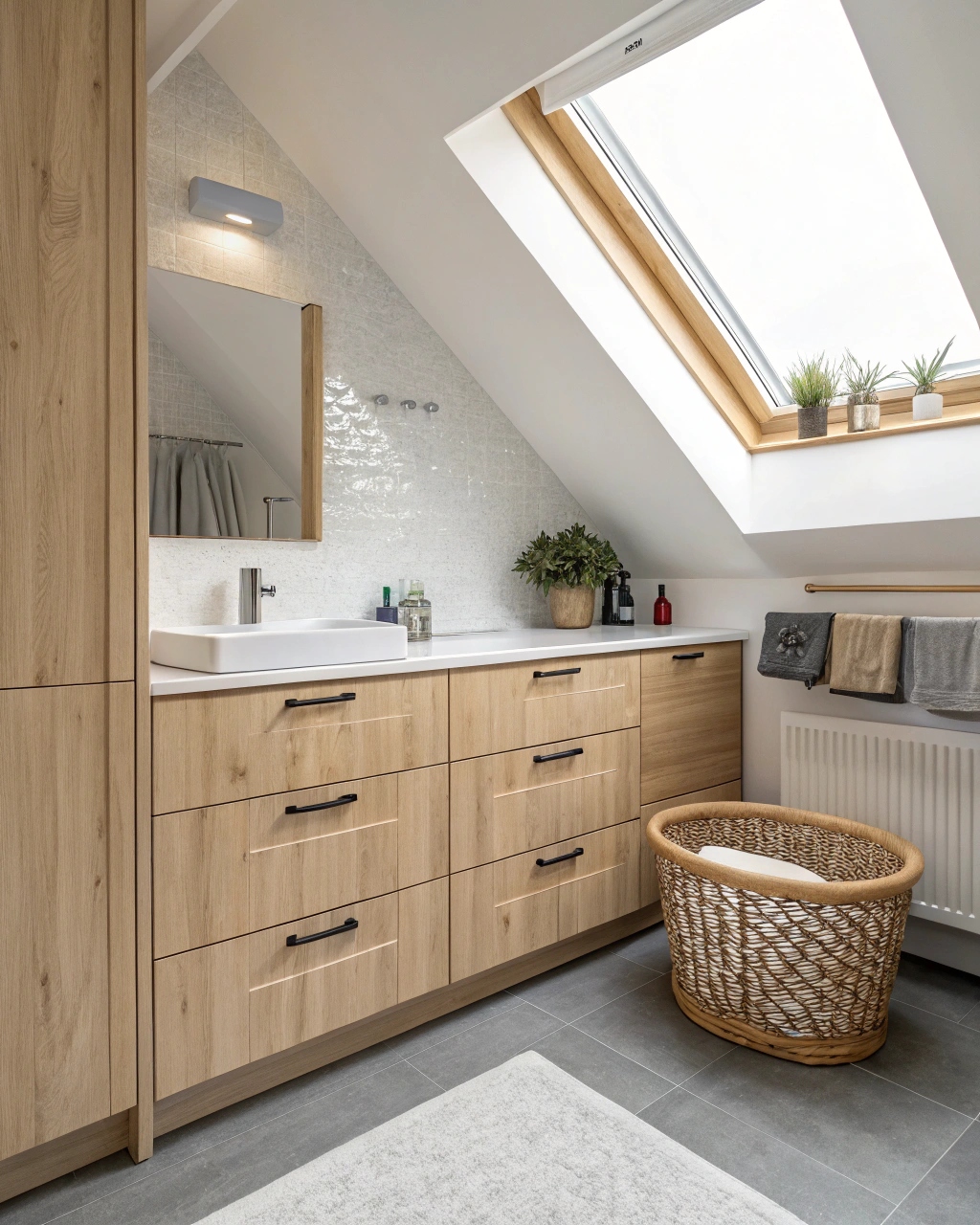 10 Façons de Créer une Salle de Bain Sous Pente Moderne et Apaisante