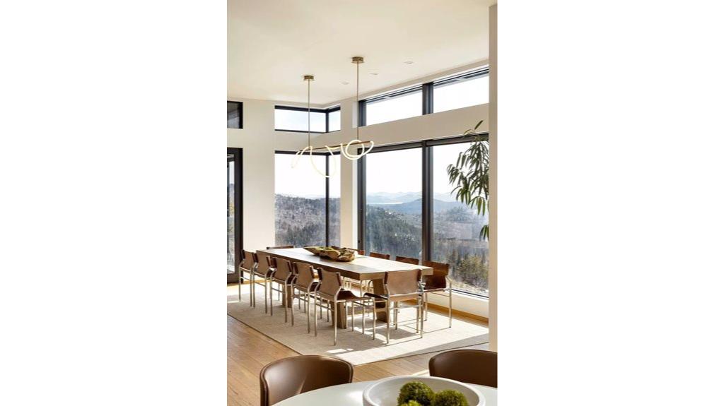 modern dining room lighting