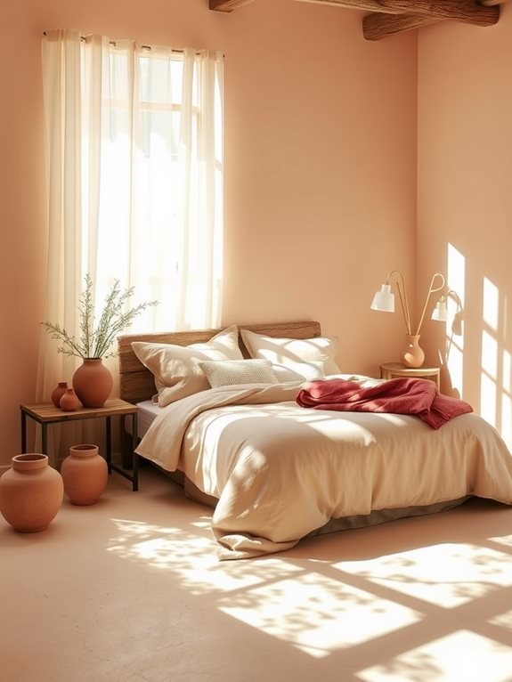 pale terracotta color shade