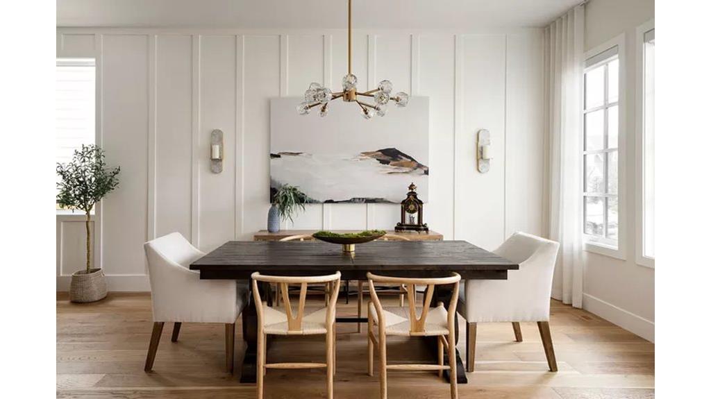 wooden slat and batten walls